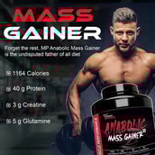 5 - Muscle Performance Anabolic Mass Gainer,  5.5 lb  Irish Chocolate 