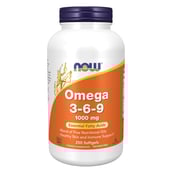1 - Now Omega 3-6-9 (1000 mg),  250 softgels 