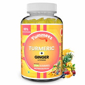 1 - Naturyz Turmeric + Ginger & Piperine Mix Fruit,  30 gummies 