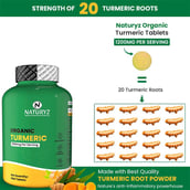 5 - Naturyz Organic Turmeric 1200mg, 60 tablet(s)