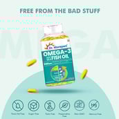 6 - Dr. Morepen Omega-3 Deep Sea Fish Oil 500mg,  60 softgels 