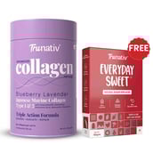 TruNativ Advanced Collagen Peptides,  200 g  Blueberry Lavender (Japanese Marine Collagen Type 1 & 3) 