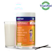 Supermilk Gritzo Growth+ for Girl 10 to 12 years,  400 g  Creamy Vanilla 