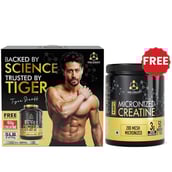 One Science 100% Premium Whey Protein,  5 lb  Neapolitan Ice Cream - with Free 150g Creatine 