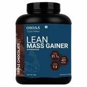 1 - Osoaa Lean Mass Gainer, 6.6 lb Triple Chocolate