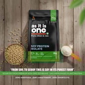 10 - AS-IT-IS Nutrition Soy Protein Isolate,  4.4 lb  Unflavoured 