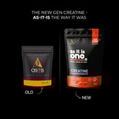 3 - AS-IT-IS Nutrition Creatine Monohydrate,  Unflavoured, USA Labdoor Certified for Accuracy & Purity  0.22 lb