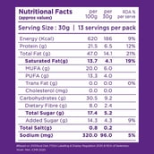 2 - Yogabar Dark Chocolate Peanut Butter, 0.4 kg Crunchy & Chocolatey