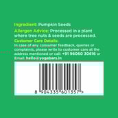 1 - Yogabar Pumpkin Seeds, Natural 250 g