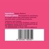 1 - Yogabar Seedless Green Raisins, 500 g Natural