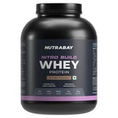 1 - Nutrabay Pro Nitro Build Whey Protein, 4.4 lb Rich Milk Chocolate
