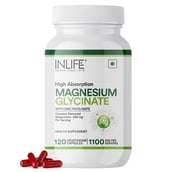 1 - INLIFE Magnesium Glycinate with Zinc Picolinate, Unflavoured 120 capsules