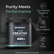 2 - Nutrabay Pure Creatine Monohydrate Amino Acid,  Unflavoured  0.33 lb 