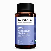 2 - HealthKart HK Vitals Magnesium Glycinate, Unflavoured - Men 120 tablet(s)