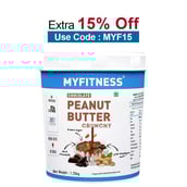 Myfitness by brnd.me Chocolate Peanut Butter,  1.25 kg  Crunchy 