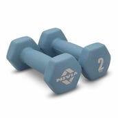 1 - Nivia Neoprene Dumbbell,  Blue  2 kg 
