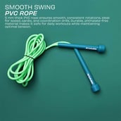 2 - Nivia Trainer Jump Rope,  Mint  Free Size 