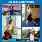 4 - Nivia Stretch Band,, Blue Level - 1