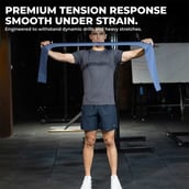 3 - Nivia Stretch Band,,  Dark Blue  Level - 3 