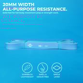 2 - Nivia Power-Stretch Long Loop Band,,  Blue  Level - 2 