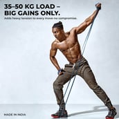 4 - Nivia Power-Stretch Long Loop Band,,  Dark Blue  Level - 3 