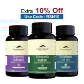 Rasayanam Magnesium Glycinate 60 Tabs with Ashwagandha KSM-66 60 Caps & Multivitamin for Men Combo,  Unflavoured  60 tablet(s) 