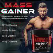 3 - Muscle Performance Anabolic Mass Gainer with Gym Bag Combo,  11 lb  Irish Chocolate 