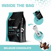 3 - Denzour Nutrition Denz-Xpert Whey Protein,  60 sachets/pack  Belgium Chocolate (with 500ml Shaker) 