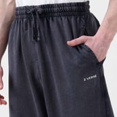 8 - MuscleBlaze Washed Oversized Joggers, Light Charcoal Grey Medium