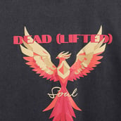 3 - MuscleBlaze Deadlifted Soul Phoenix Oversized Washed T-Shirt,  X-Small  Light Grey