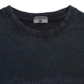 3 - MuscleBlaze Lifting Club Oversized Washed T-Shirt, X-Small Blue Tint