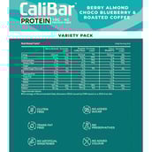 5 - Calibar Protein Bar 10g Protein,  12 bar(s)  Roasted Coffee Bean (Pack of 6)+ 6-Bar Variety Pack (Assorted) 