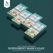 1 - TrueBasics Clean Creatine Monohydrate, Citrus 30 sachets/pack