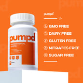 8 - Pumpd Salmon Fish Oil 1000mg,  60 softgels 