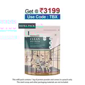 TrueBasics Clean Whey Protein (Isolate + Concentrate),  2.2 lb  Chocolate (Refill Pack) 