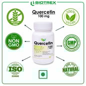 9 - Biotrex Quercetin 100mg,  60 veggie capsule(s) 