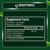 4 - Biotrex Graviola 500mg,  60 veggie capsule(s) 