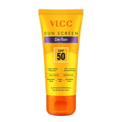 1 - VLCC De-Tan Sunscreen Gel Creme, 50 g SPF 50 PA+++