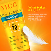 3 - VLCC Aqua Light Sunscreen Gel,  30 g  SPF 70 PA++++ Ultra-High UV Protection 