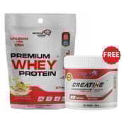 Muscle Garage Premium Whey Protein,  2 lb  Kesar Pista 