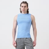 1 - MuscleBlaze Air Tech Compression MuscleTank,  Large  Dusk Blue 