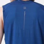 6 - MuscleBlaze Delt Tank,  X-Large  Teal Blue 
