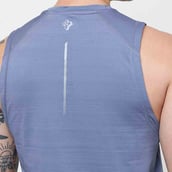 6 - MuscleBlaze Delt Tank,  Medium  Nardo Grey 