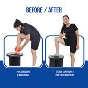 4 - Leeford Ankle Wrap & Support,  Grey  Universal 