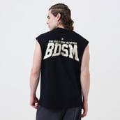 5 - MuscleBlaze B.D.S.M Oversized Tank,  X-Large  Black 