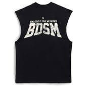 1 - MuscleBlaze B.D.S.M Oversized Tank, Medium Black