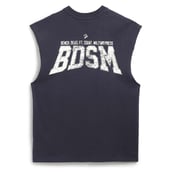 1 - MuscleBlaze B.D.S.M Oversized Tank,  Large  Charcoal 
