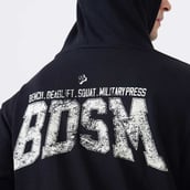 7 - MuscleBlaze Carnage Hoodie,  Small  Black 