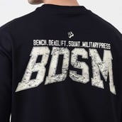 7 - MuscleBlaze Carnage Oversized Tshirt,  X-Large  Black 