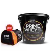 1 - QNT Prime Whey & Gym Bag Black,  8.8 lb  Irish Chocolate 
